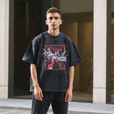 Mens Vintage T Shirt Short Sleeve T-Shirt Men's and Women's