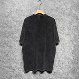Amiri washed t-shirt - small letter crew print short sleeve