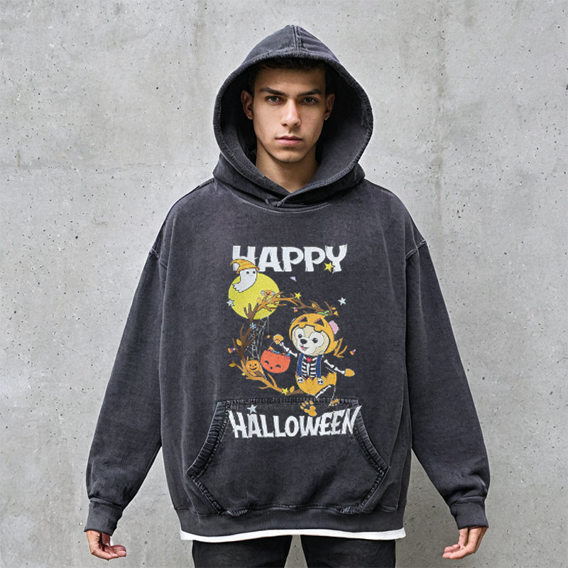 Mens Vintage Hoodie Casual Hooded Sweater