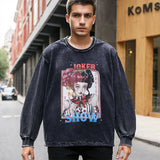 Mens Vintage Long Sleeve Shirt Long Sleeve T-Shirt Men's and Women's Casual