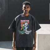 Mens Vintage T Shirt Printed Old Short Sleeve T-Shirt Men