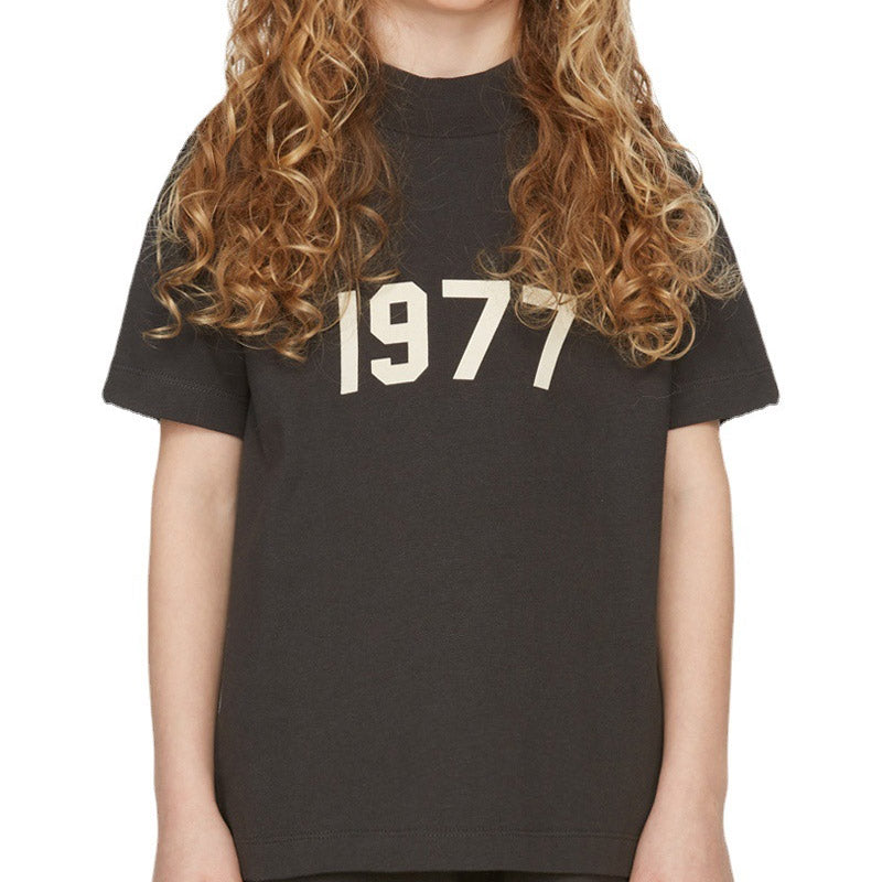 Fear of God Essentials Kids 1977 T-Shirt Children's T-shirt Short Sleeve Boy