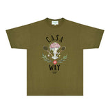 Casablanca T Shirts Fashion Print Street