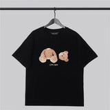 Palm Angels T Shirts Palm Angels Printed Short-Sleeved T-shirt Men's Loose