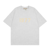 Fear of God Essentials 1977 T-Shirt Printed round Neck Casual Short Sleeve T-shirt