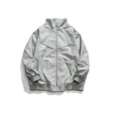 Unisex Pu Jacket Loose Slimming Locomotive Style PU Leather