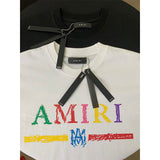 Amiri T Shirts Fashion Print Couple High Street