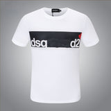 Dsq2 T Shirt Casual Sports Printed Short Sleeve Summer Men