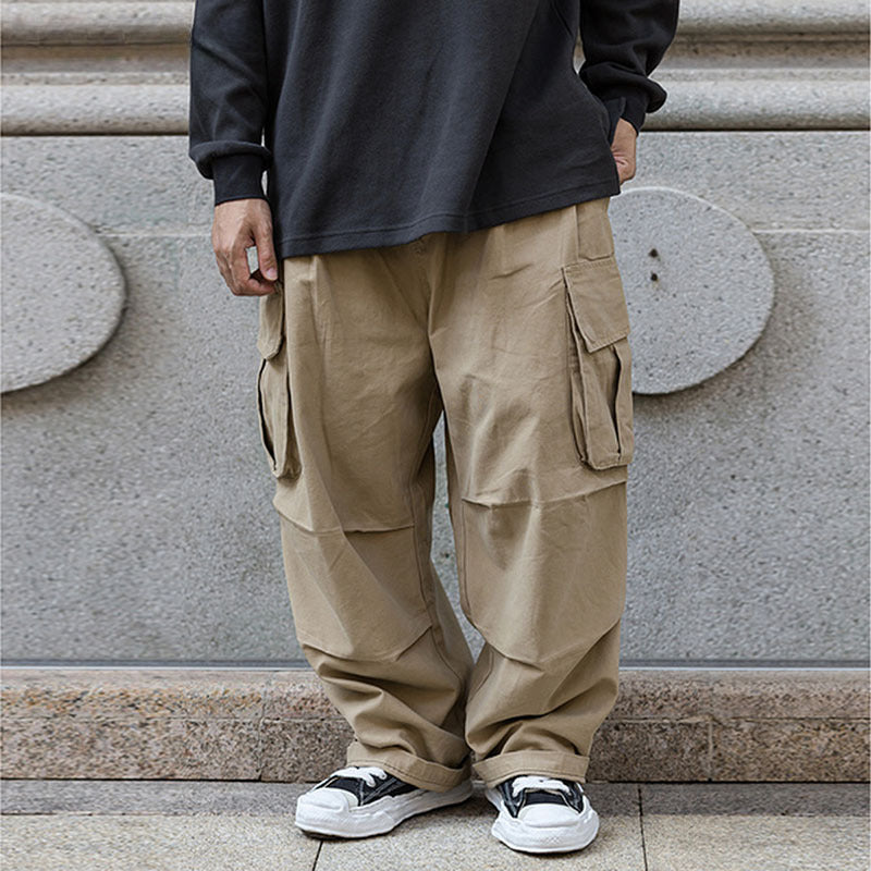 Cargo Pants Vintage Adjustable Drawstring Bloomers