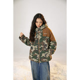 Unisex Coat Vintage Camouflage Coat Coat