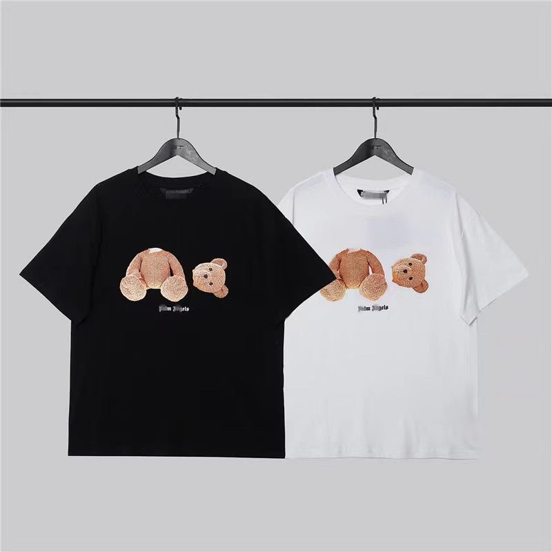 Palm Angels T Shirts Palm Angels Printed Short-Sleeved T-shirt Men's Loose