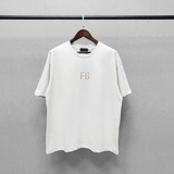 Fog Fear of God Essentials T Shirt Flocked Printed Hip Hop Loose Couple T-shirt Men
