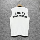 Amiri tank top hollywood pure letterprinting