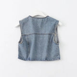 Women Vest Retro Sleeveless Slim Fit