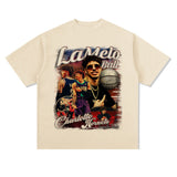 Summer Mens LaMelo Three ball Bauer Print Cotton