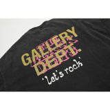 Gallery Dept T-Shirt Washed Vintage Seat Alphabet Short Sleeve T-Shirt