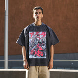 Mens Vintage T Shirt Men's Vintage Small Neckline Short Sleeve