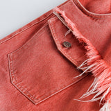 Unisex Shorts Retro Gradient Color Loose Summer
