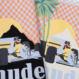 Rhude Hoodie Formula Racing Printed Hooded Sweater Jacket