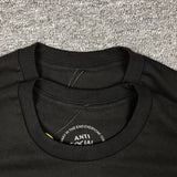 Anti Social Club T Shirt Printed Short Sleeve Couple T-shirt