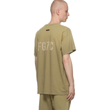 Fog Fear of God Essentials T Shirt Flocking Lettered Casual Short Sleeve T-shirt for Men