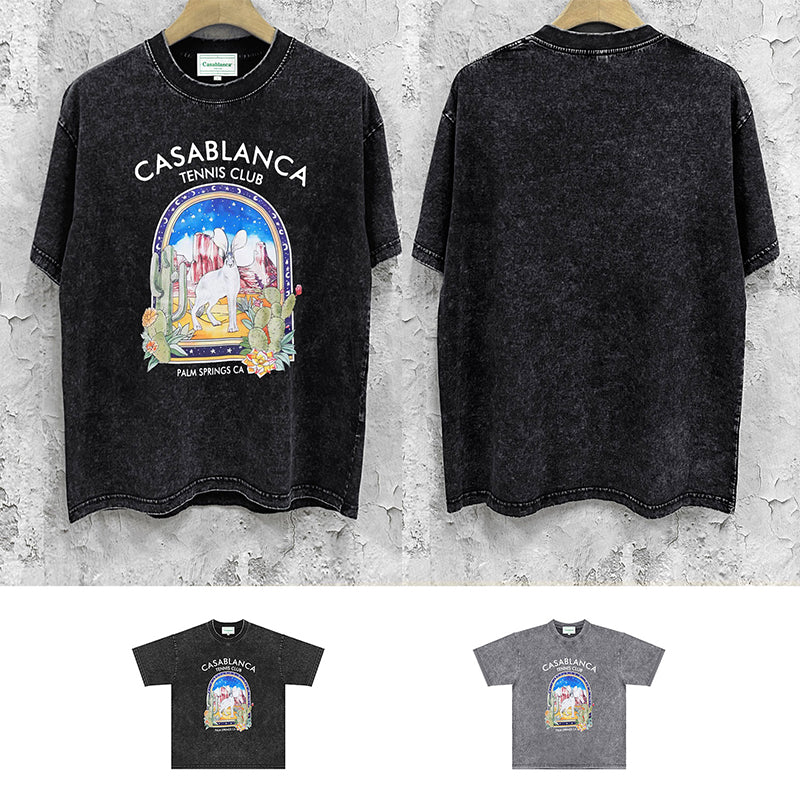 Casablanca Distressed T-Shirt