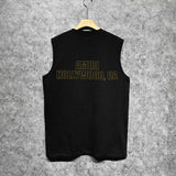 Amiri tank top oil painting flying eagle printing