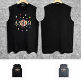 Amiri tank top gypsophila printing