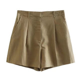 Women Vest Fashion Vest Casual Shorts Suit