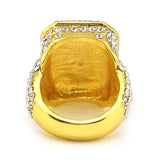 Rings Design Square Diamond Alloy Ring Hip Hop Royalty