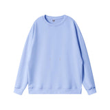 Solid Color Long Sleeve Crew Neck Shirt