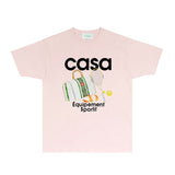Casablanca T Shirts Fashion Print Street