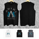 Amiri tank top horse print