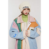 Unisex Coat Winter Warm and Loose Stitching