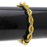 Bracelet Twist Chain Gold Plated Twist Bracelet Royalty