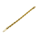 Bracelet Twist Chain Gold Plated Twist Bracelet Royalty