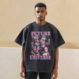 Mens Vintage T Shirt Short Sleeve T-Shirt Men's Retro