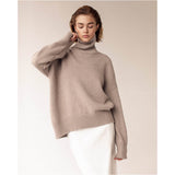 Women Work Business Casual Sweaters Thick Loose Knitwear Sweater