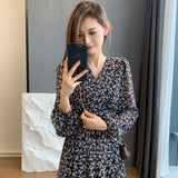 Women Dresses Floral Dress Slimming Temperament