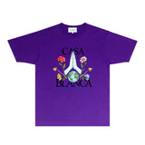Casablanca T Shirts Fashion Print Street