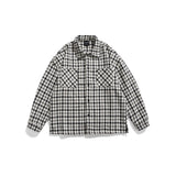 Unisex Shirt Vintage Plaid Loose