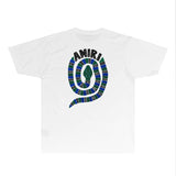 Amiri T Shirts Printed Trendy Pure Cotton