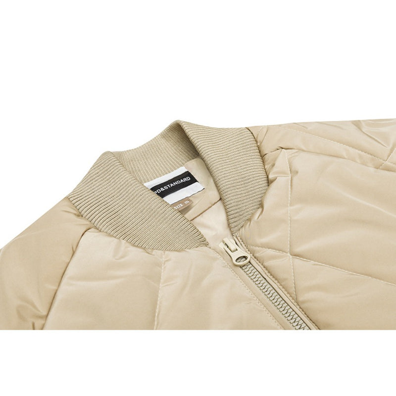 Unisex Coat Diamond Lattice Coat Loose Baseball Uniform