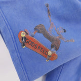 Godspeed Shorts Summer GOD Skull Pattern Casual Loose Shorts