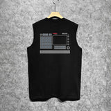 Amiri tank top tv channel printing