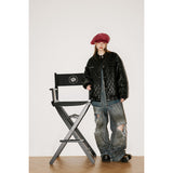 Unisex Coat Winter Cotton Dress PU Leather Coat