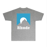 Rhude T Shirts Printed Trendy Pure Cotton