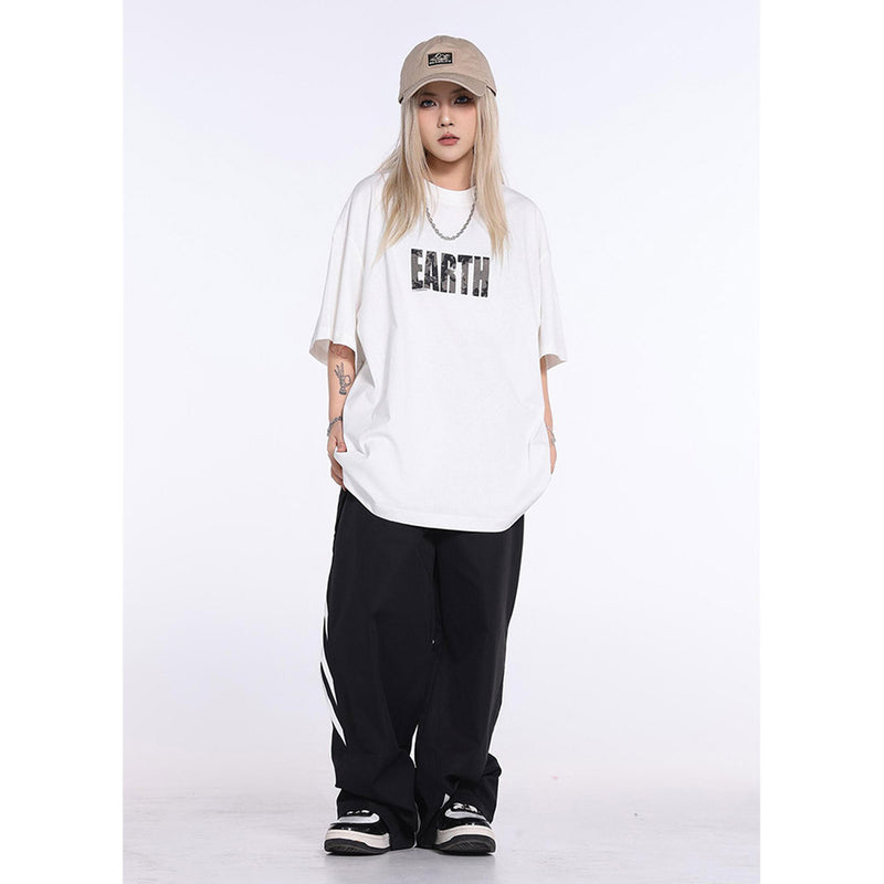 Unisex T-Shirts FAR. ARCHIVE EARTH VINTAGE Distressed Loose T-shirt