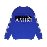 Amiri Long Sleeved Shirt Printed Trendy Pure Cotton