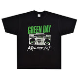 Green Day T Shirt Rock Vintage Loose